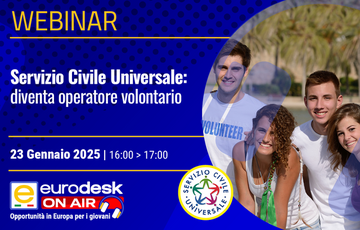 Webinar sul Servizio Civile Universale