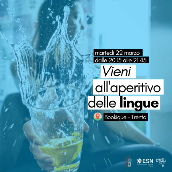 L'aperitivo delle lingue aspetta solo te!