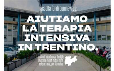 Immagine: Aiutiamo la terapia intensiva in Trentino