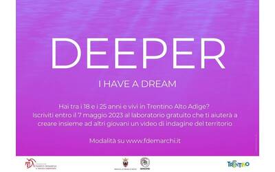 Immagine: Cartolina Deeper 2023 - grafica Alessandra Benacchio