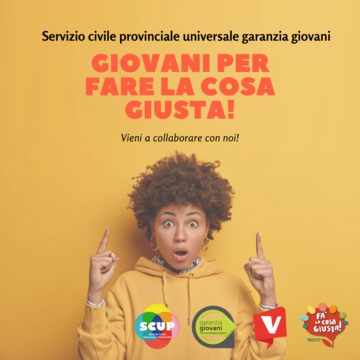 “Giovani in servizio civile per fare la cosa giusta!” | Servizio Civile