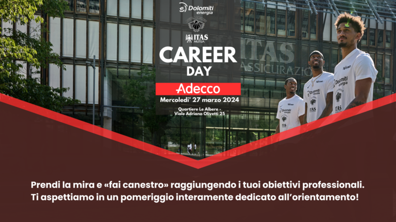 Career Day di Adecco Italia e Aquila Basket