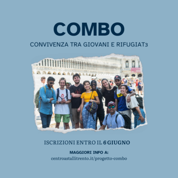 Progetto COMBO - Convivenza tra giovani e rifugiatɜ