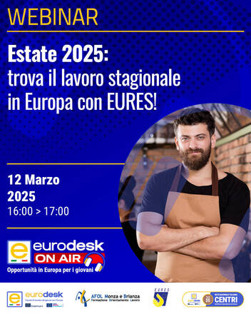 #EurodeskOnAir: trova un lavoro stagionale in Europa con EURES