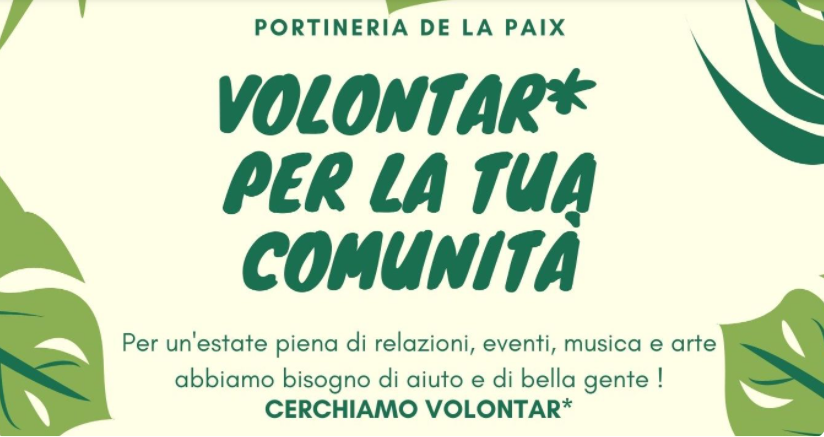 Immagine: Volontar* per la tua comunità